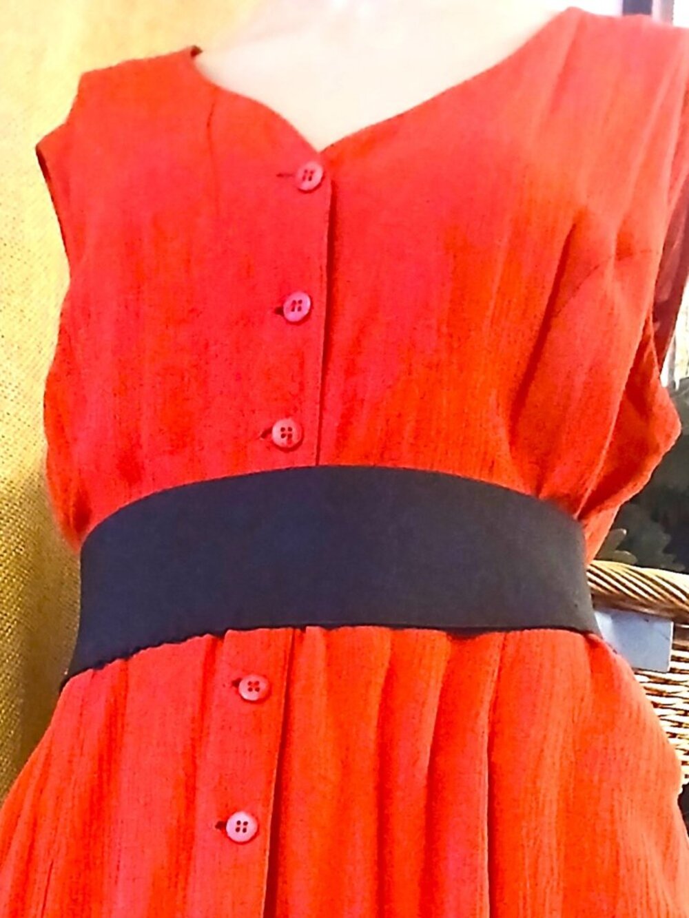 Red Vest & Pant Set